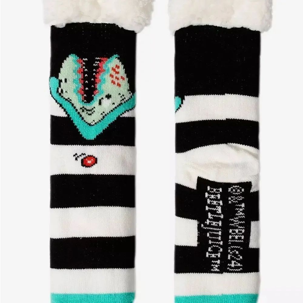 1 LEFT! Beetlejuice SANDWORM Cozy Socks